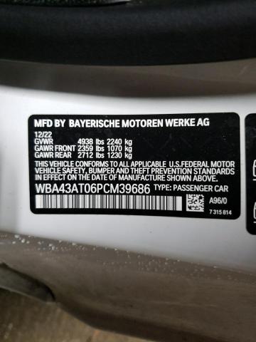 2023 BMW 430XI WBA43AT06PCM39686