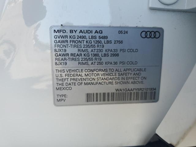 2024 AUDI Q5 PREMIUM WA1GAAFY5R2101934