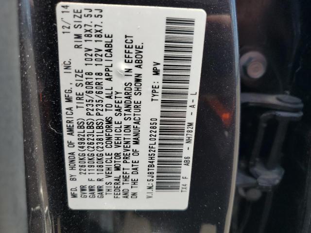 2015 ACURA RDX TECHNO 5J8TB4H52FL022850