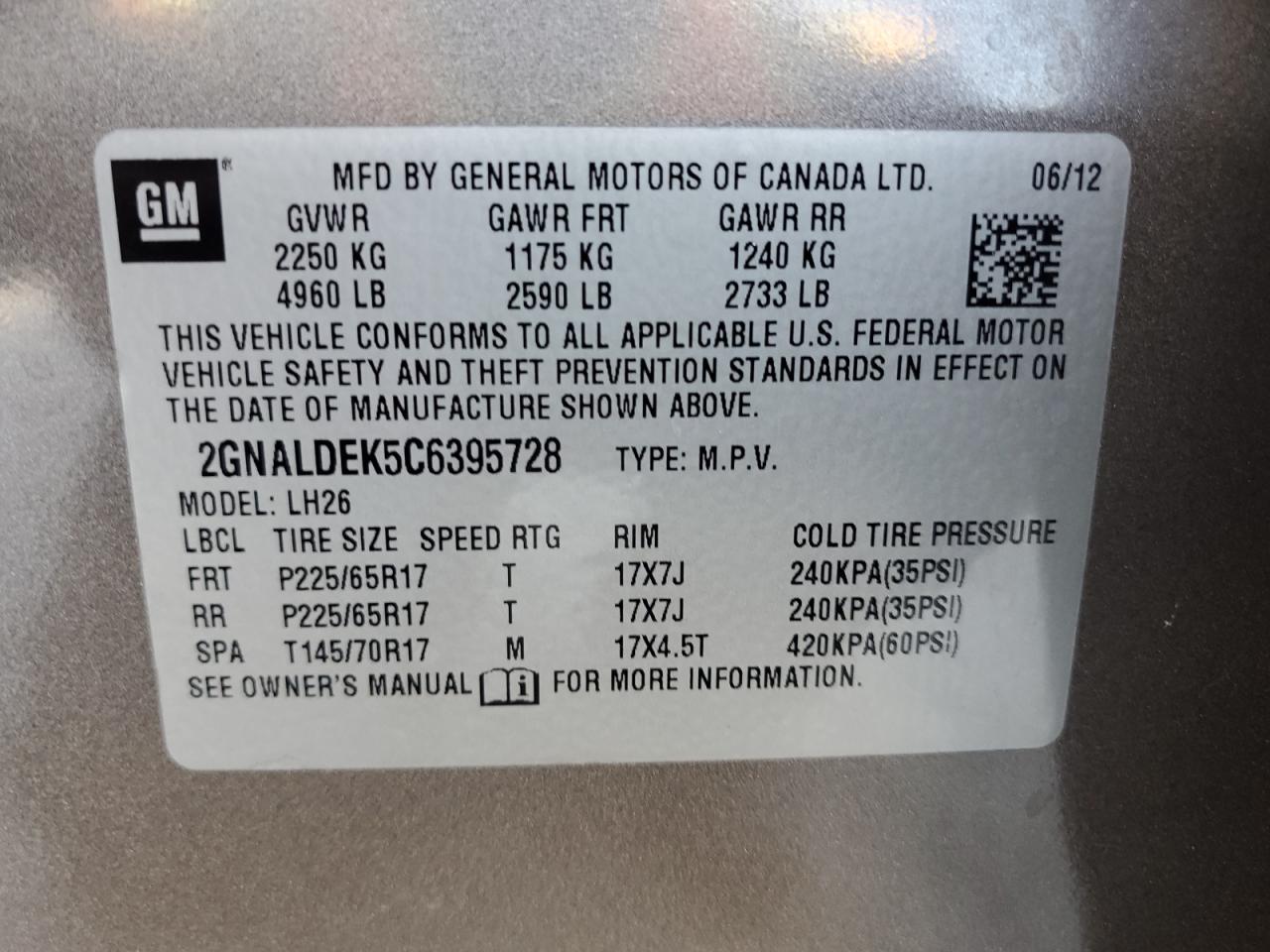 CHEVROLET EQUINOX LT