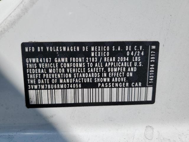 2024 VOLKSWAGEN JETTA SE 3VW7M7BU6RM074056