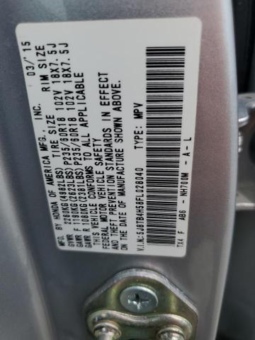 2015 ACURA RDX TECHNO - 5J8TB4H58FL028040