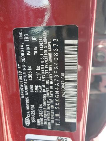 2015 KIA OPTIMA EX 5XXGN4A73FG408373
