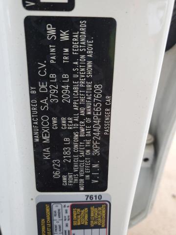 2023 KIA FORTE LX 3KPF24AD4PE657608