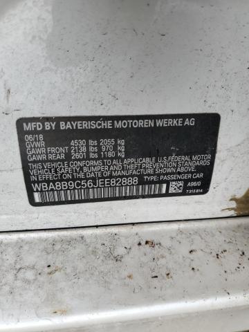 2018 BMW 330 I WBA8B9C56JEE82888