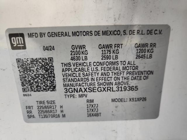 2024 CHEVROLET EQUINOX LS - 3GNAXSEGXRL319365