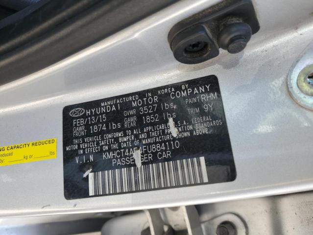 2015 HYUNDAI ACCENT GLS KMHCT4AE4FU884110