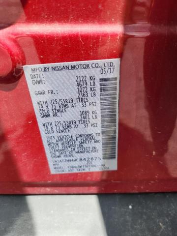 2017 NISSAN ROGUE SV - 5N1AT2MV4HC842875