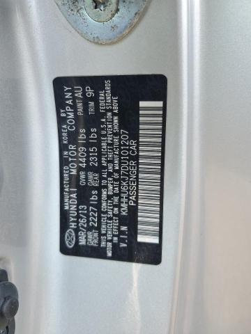 KMHHU6KJ7DU101207 2013 HYUNDAI GENESIS