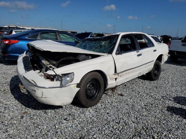 MERCURY GRAND MARQ 2002 white sedan 4d gas 2MEFM74W62X638066 photo #1