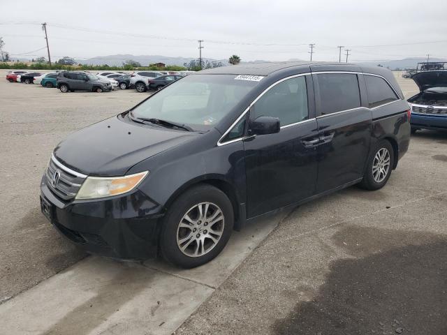 HONDA ODYSSEY EX 2012 black  gas 5FNRL5H62CB121462 photo #1