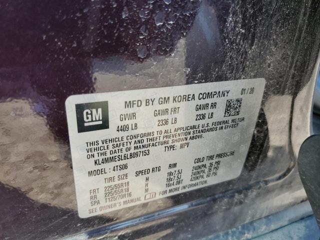 2020 BUICK ENCORE GX - KL4MMESL6LB097153