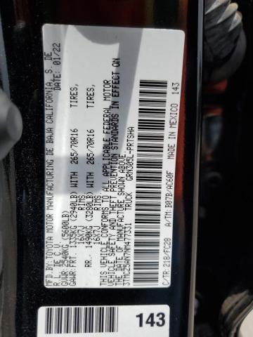 2022 TOYOTA TACOMA DOU - 3TMCZ5AN7NM477331