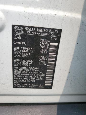 2017 NISSAN ROGUE S KNMAT2MV1HP517971