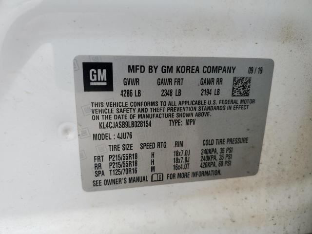 2020 BUICK ENCORE PRE KL4CJASB9LB028154