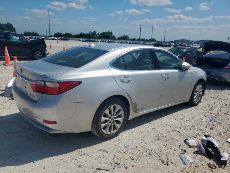 LEXUS ES 300H 2013 silver  hybrid engine JTHBW1GG9D2003018 photo #4
