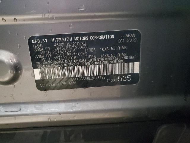 2020 MITSUBISHI ECLIPSE CR JA4AS3AA6LZ013899