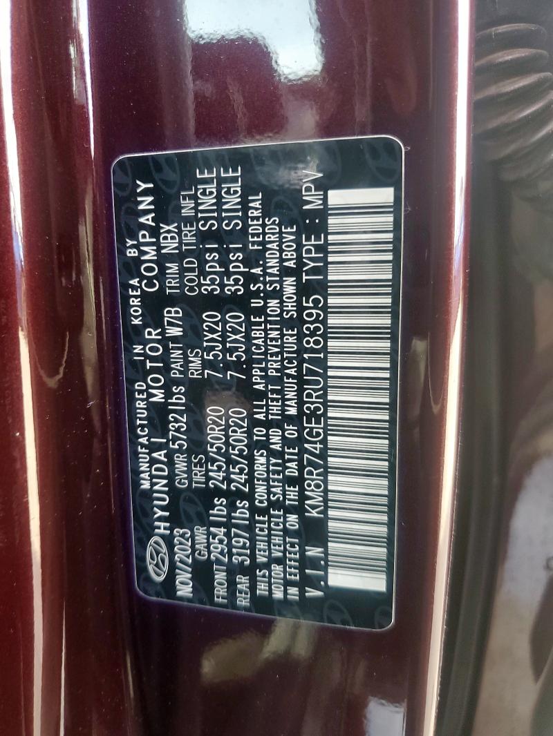 2024 HYUNDAI PALISADE C - KM8R74GE3RU718395
