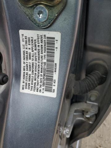 2016 HONDA CIVIC LX - 19XFC2F56GE021145