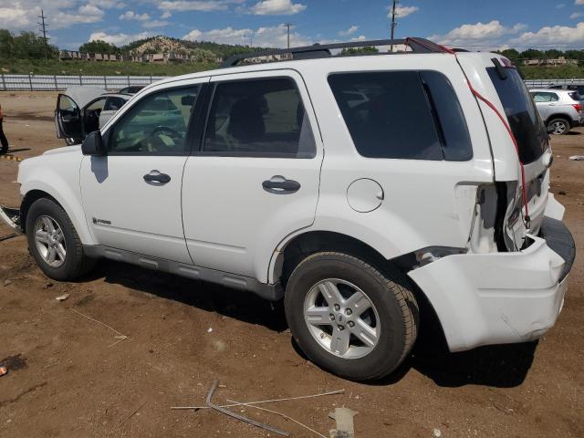 FORD ESCAPE HYB 2009 white 4dr spor hybrid engine 1FMCU59319KA32481 photo #3
