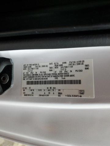 2016 FORD F150 - 1FTMF1C85GKD83438