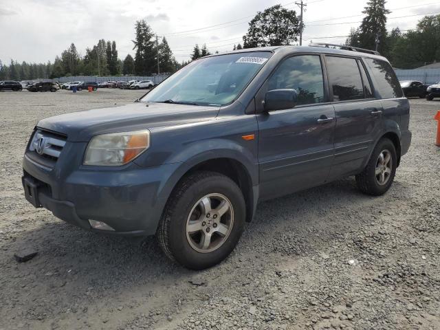 HONDA PILOT EX 2006 gray  gas 2HKYF18516H543229 photo #1