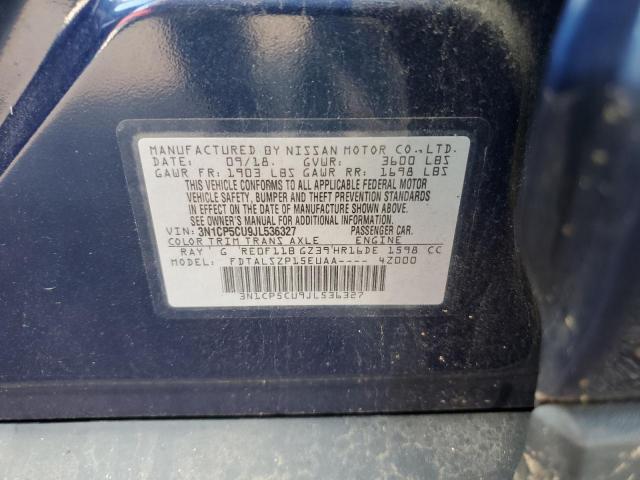 2018 NISSAN KICKS S - 3N1CP5CU9JL536327