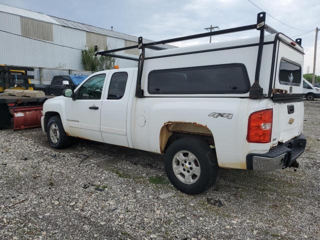 CHEVROLET SILVERADO 2008 white 4dr ext flexible fuel 1GCEK19008E177364 photo #3