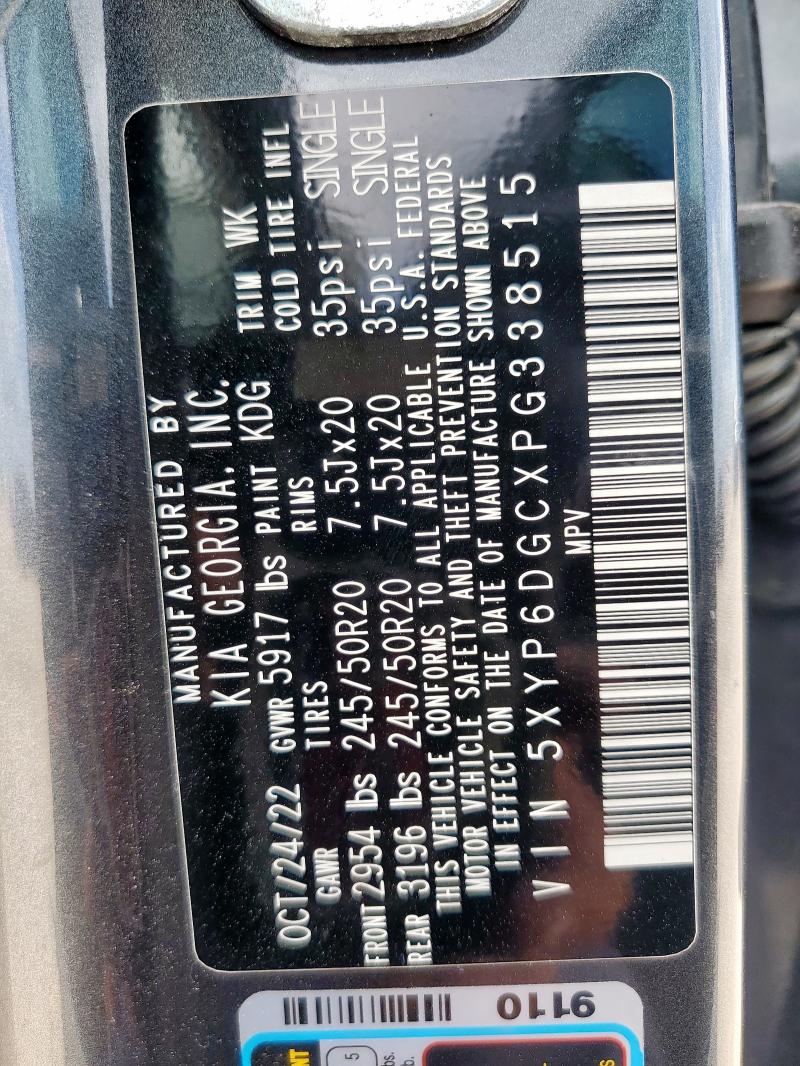 2023 KIA TELLURIDE - 5XYP6DGCXPG338515