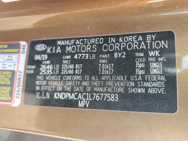 2020 KIA SPORTAGE L - KNDPMCAC1L7677583
