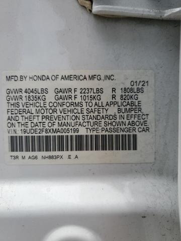 2021 ACURA ILX PREMIU 19UDE2F8XMA005199