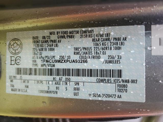 2023 FORD ESCAPE ST - 1FMCU9MZXPUA93266