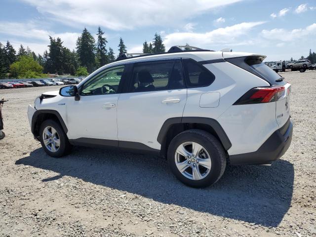 TOYOTA RAV4 LE 2021 white  hybrid engine JTMM6RFVXMD018561 photo #3