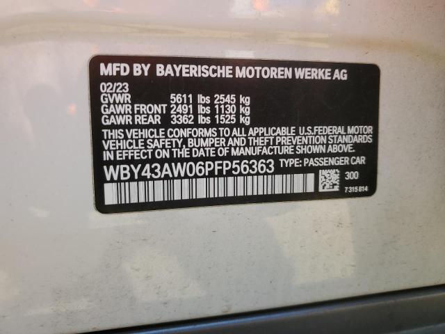 2023 BMW I4 EDRIVE - WBY43AW06PFP56363