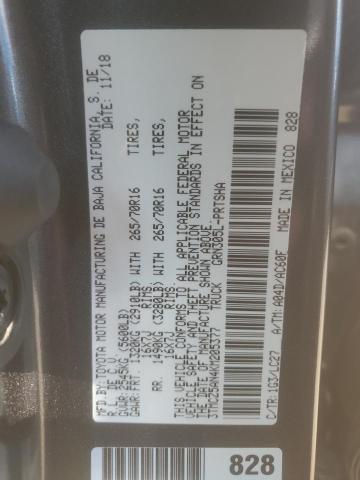 2019 TOYOTA TACOMA DOU - 3TMCZ5AN4KM205377
