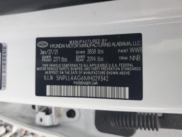 2021 HYUNDAI ELANTRA SE - 5NPLL4AG6MH029342