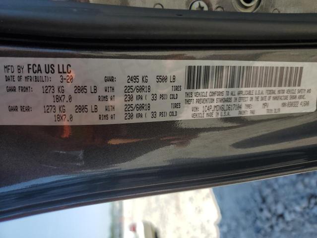 2020 JEEP CHEROKEE L 1C4PJMDX6LD617104