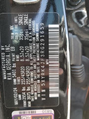 2024 KIA SORENTO SX - 5XYRK4JF3RG291659