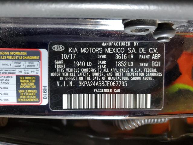 2018 KIA RIO LX 3KPA24AB8JE067735