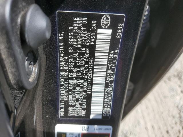2014 TOYOTA CAMRY L - 4T1BF1FK2EU842646