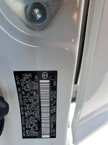 2021 TOYOTA COROLLA LE JTDEPMAE5MJ189909