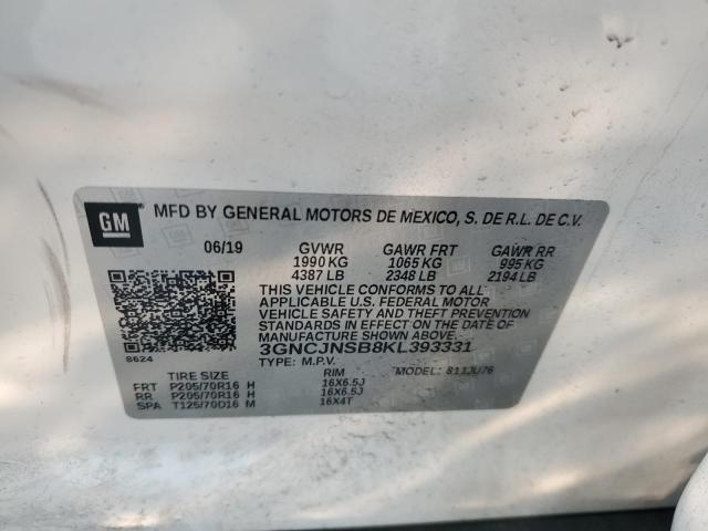 2019 CHEVROLET TRAX LS - 3GNCJNSB8KL393331