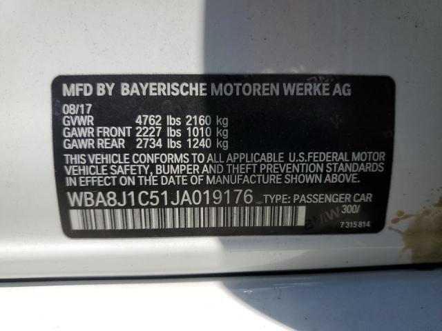 2018 BMW 328 D XDRI WBA8J1C51JA019176