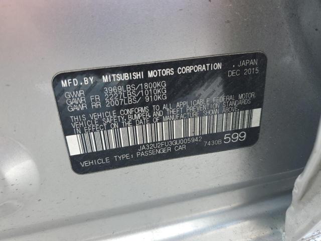 2016 MITSUBISHI LANCER ES JA32U2FU3GU005942