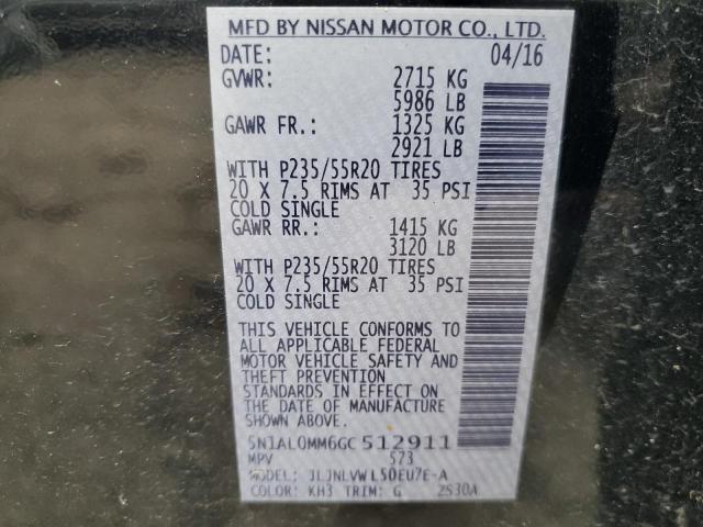 2016 INFINITI QX60 - 5N1AL0MM6GC512911