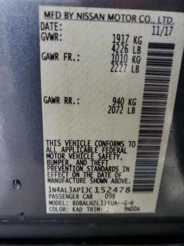2018 NISSAN ALTIMA 2.5 1N4AL3AP1JC152478