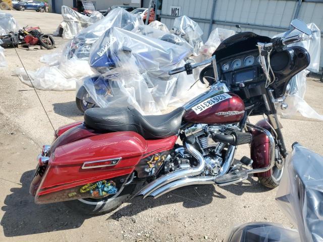 HARLEY-DAVIDSON FLHXS STRE 2014 burgundy  gas 1HD1KRM16EB687422 photo #1