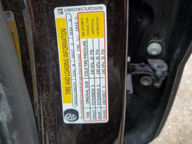 2020 CHEVROLET SUBURBAN C 1GNSCGKC7LR218296