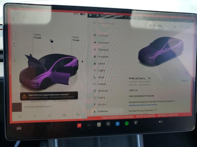 2026 TESLA MODEL Y 7SAYGDEE0TF344186