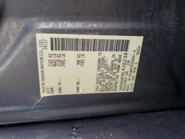 2017 NISSAN MAXIMA 3.5 - 1N4AA6AP2HC426238